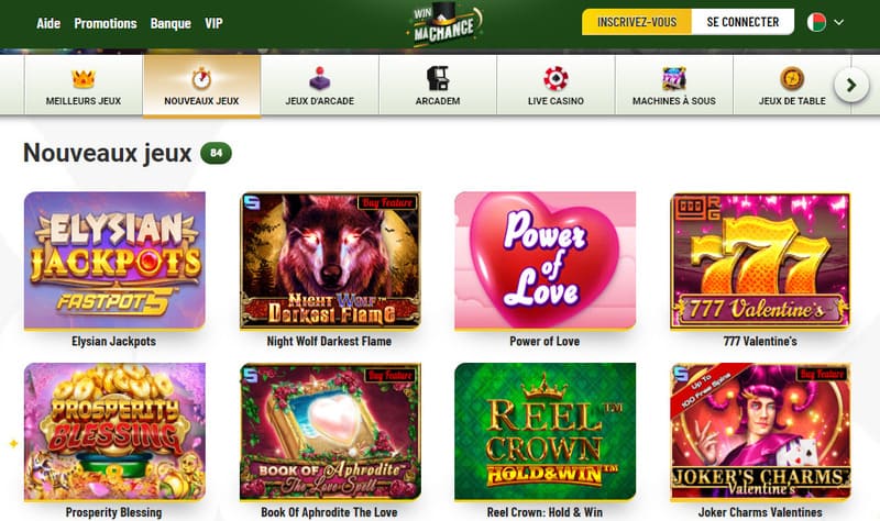 jeux sur ma chance casino
